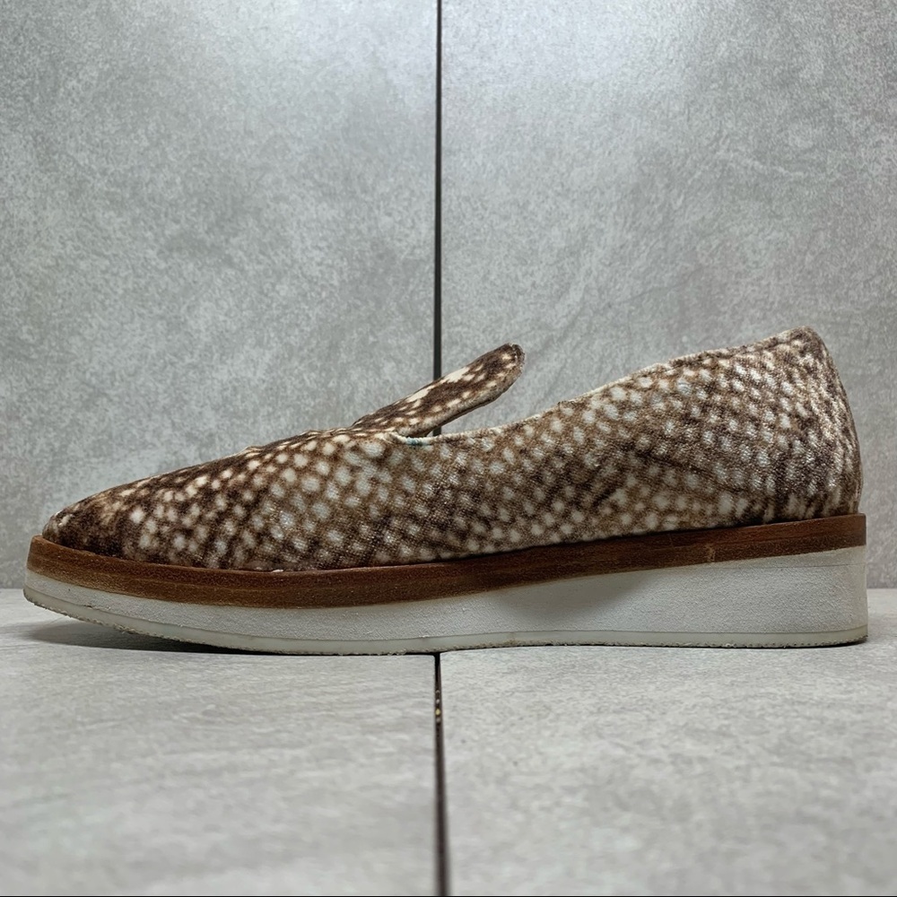 Free People Snake Eyes velvet slip on loafers 38 - Picture 11 of 16